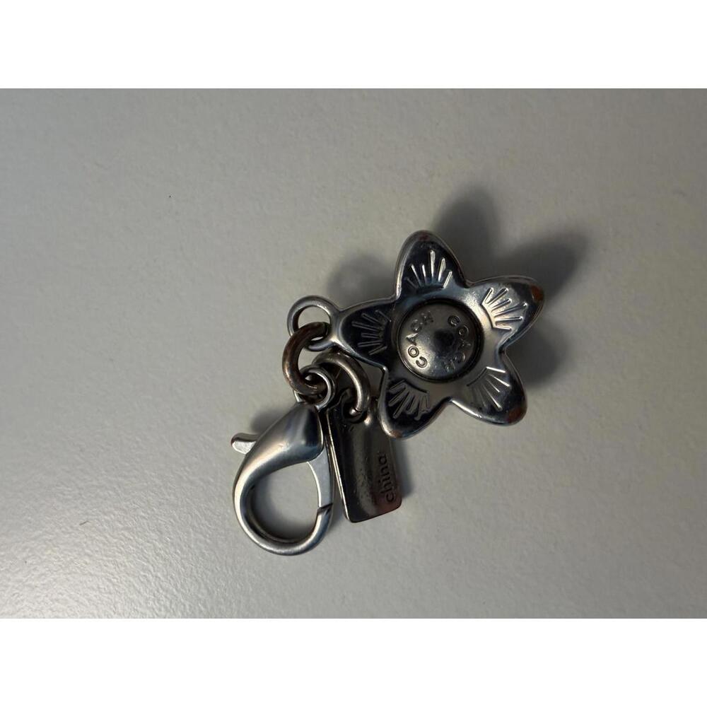 Coach Silver Heart and Flower Mini Charm Set - Picture 2 of 5